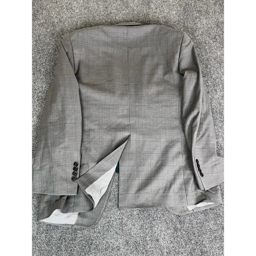 NWT Brooks Brothers Blazer Mens 41R Gray 2 Button Explorer Regent Fit Sport Coat